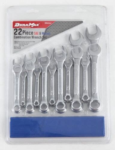 Dura Max Sae And Metric Combination Wrench Set 22 Piece Ebay