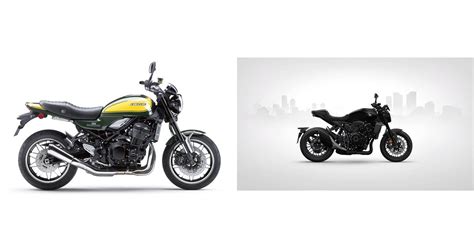 Motorrad Vergleich Kawasaki Z Rs Vs Honda Cb R Black