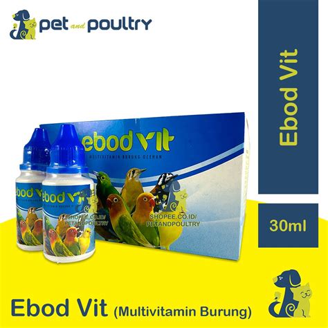 Jual Ebod Vit Vitamin Burung Meningkatkan Stamina Kicauan Suara