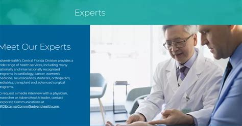 Experts Adventhealth Central Florida Media Resources