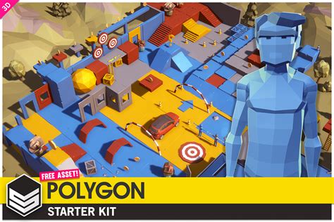 Polygon Starter Pack Low Poly 3d Art By Synty 3d Props Unity