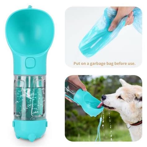 LAMZIEN Bouteille D Eau Pour Chien Portable 300ml Portable Voyage