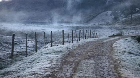 Serra Catarinense Amanhece Vegeta O Coberta Pela Geada Nova Era News