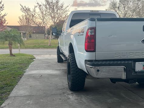 2011 Ford F 350 Super Duty 20x10 Hostile Wheels LT35x12 50R20 RBP Tires