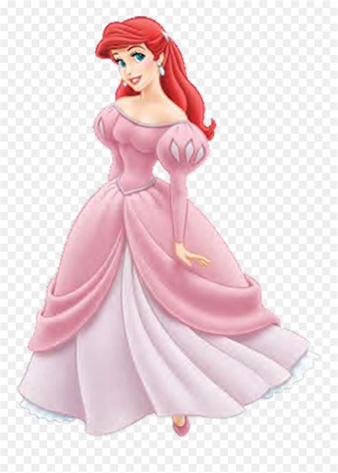 Princess Png Photo - Princess Ariel Pink Dress, Transparent Png - vhv