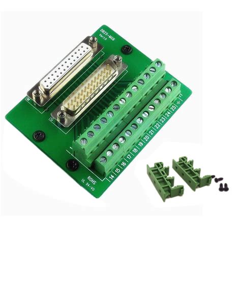 Twinkle Bay DB25 Connector To Wiring Terminal Db25 Breakout Board