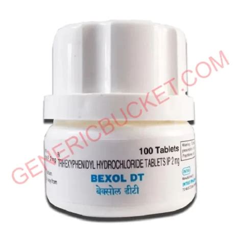 Bexol Dt Mg Tablet Trihexyphenidyl Mg Genericbucket