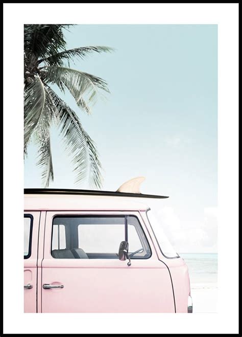 Beach Surf Van Poster Vintage Surf Posters Posterstore Co Uk Poster