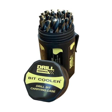 Drill America Contractor Grade HSS Drill Bit Set with 3-Flat Shank (29-Piece) HD29J-3F-PC - The ...