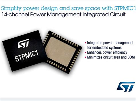 ST Microelectronics Stellt Vollintegriertes Power Management IC Vor