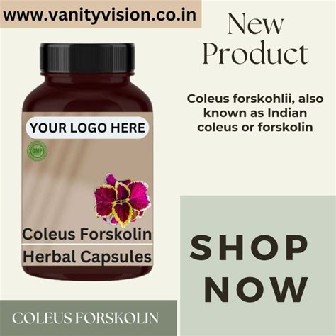 Vanity Vision Coleus Forskolin Capsules Packaging Type Plastic