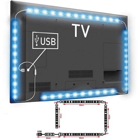 TV Led Strip TV Verlichting TV Lamp Set Met RGB Strips 50 60 Inch