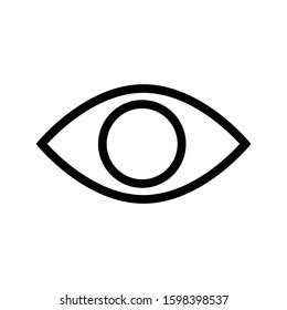 Sensitive Content Icon Eye Crossed Out Stock Vector Royalty Free