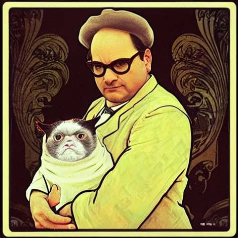 Portrait Of George Costanza From Seinfeld Holding Stable Diffusion