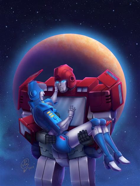 Ironhide And Chromia By Kuriko San Tf Love Transformers Ironhide Transformers Movies