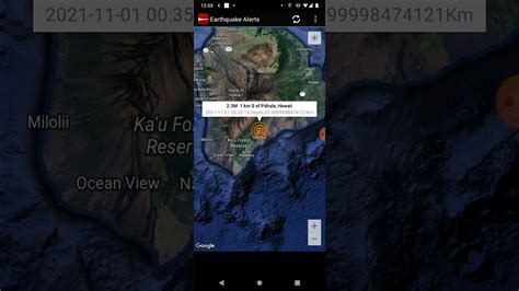 2 5 Earthquake Pahala Hawaii 11 1 21 YouTube