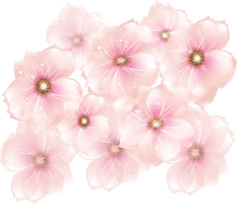 [res] Pink Flowers Png By Hanabell1 On Deviantart