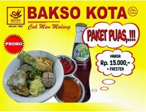 Bakso Kota Cak Man Di Kota Malang Tempat Kuliner Bakso Di Indonesia