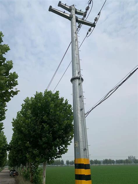 Lv Electric Pole With Ladder China Electrical Pole And Transmission Pole