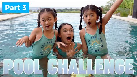 POOL CHALLENGE PART 3 GWEN KATE FAYE YouTube