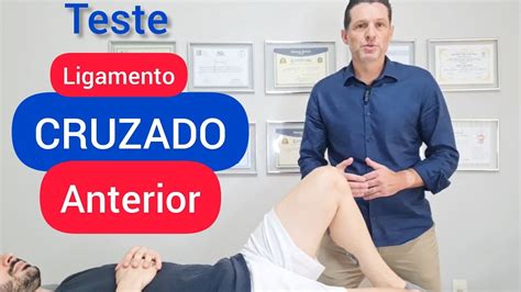 Teste Ligamento Cruzado Anterior Articula O Do Joelho Youtube