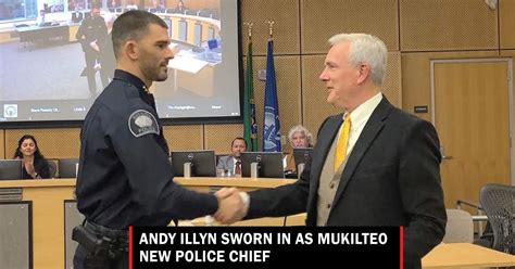 Andy Illyn Sworn In As Mukilteo New Police Chief Lynnwood Times