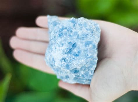 Blue Calcite Crystal Benefits And More Village Rock Shop