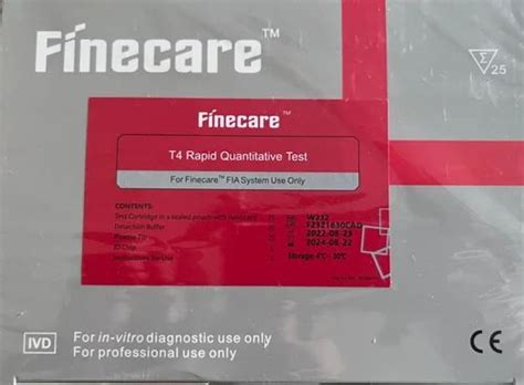 Wondfo Finecare T4 Rapid Quantitative Test At ₹ 70piece Rapid Test