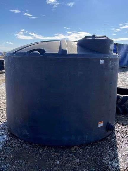 1250 Gal Black Poly Water Tank Yorkton Auction Centre