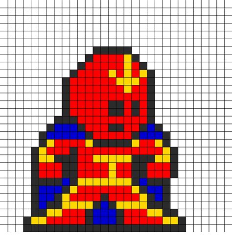 Pin By 8 BitHero On DC Comics Characters Perler Bead Patterns