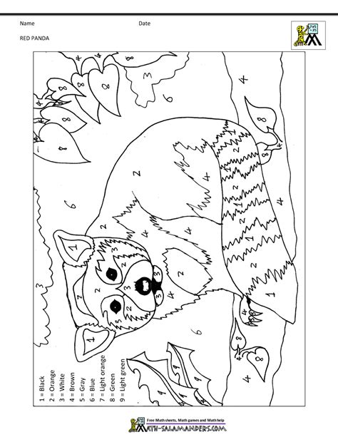 Color By Numbers Math Coloring Pages Toothless Dragon Color By Number