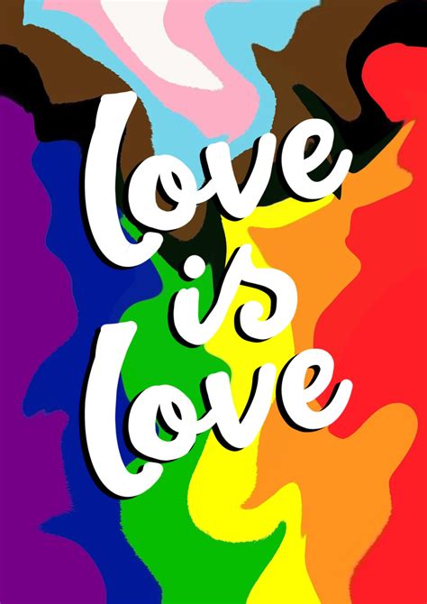 Love Is Love Art By Carmel Behan