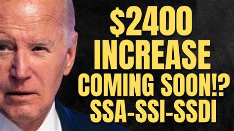 Increase For Social Security Beneficiaires A Reality Ssa Ssi