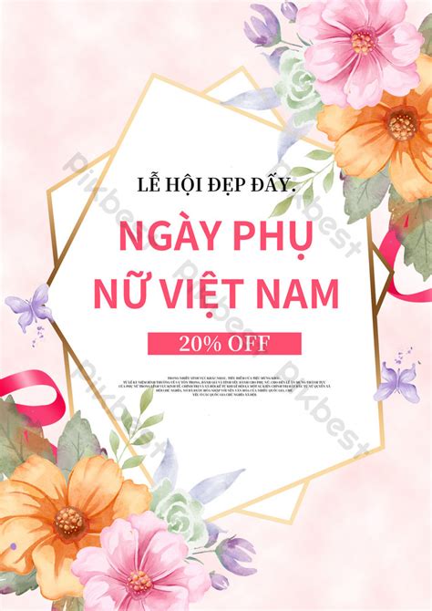 Happy Vietnamese Women's Day Template | PSD Free Download - Pikbest