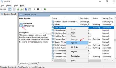 How To Start Stop Or Restart Print Spooler In Windows 10 11
