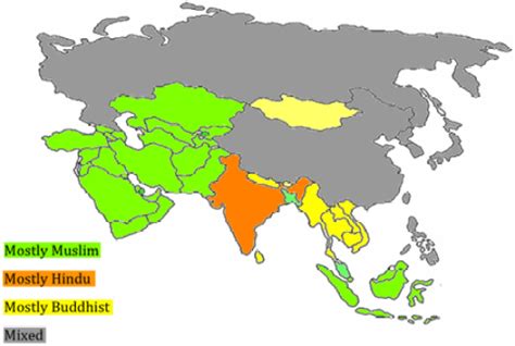 Geographic Settings Prevalence And Influence Of Modern Religions