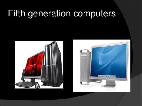 Five generations of computer