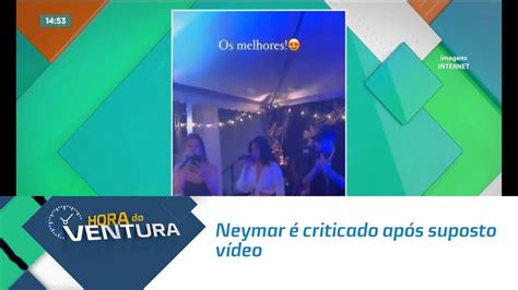 Neymar é criticado após suposto vídeo em festa no dia do velório de