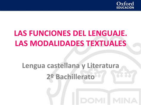 Pdf Las Funciones Del Lenguaje Las Modalidades Textuales Lengua