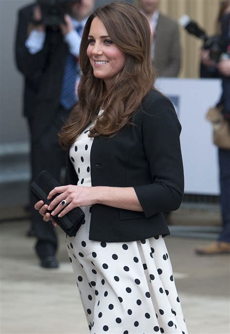 The Kate Middleton Lookbook Kate Middleton Wears Topshop Polka Dots To