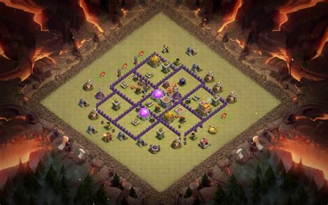 Coc Best Th7 Trophy Base Copy Coc Best Th7 Trophy Base Designs