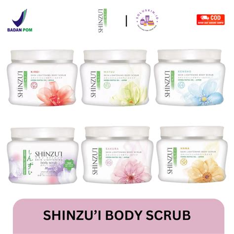 Jual SHINZU I SKIN LIGHTENING BODY SCRUB SHINZUI 110gr 200gr LULUR