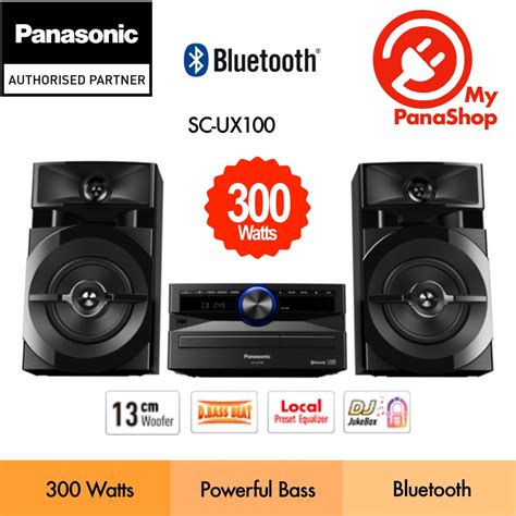 Panasonic Hifi System Bluetooth W Sc Ux Sc Ux Gsxk Shopee