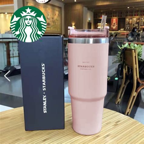 Starbucks Stanley 30oz แก้ว สแตนเลส พร้อมหลอด แก้ว แก้วเก็บความเย็น