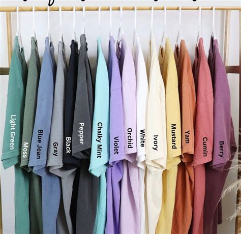 Blank Comfort Colors Shirts Comfort Colors Women Vintage Wash Shirts