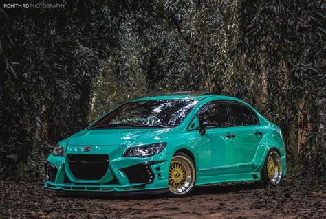 Mint Green Honda Civic K Break From Kerala Modifiedx