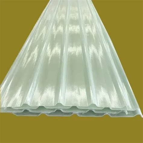 Cold Rolled Plain FRP Transparent Roofing Sheet Thickness 1 5 At Rs