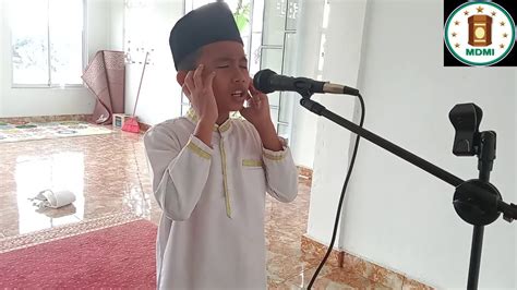 Lomba Adzan Cilik Zahin Ahmad Faza Mdmi2022 Youtube