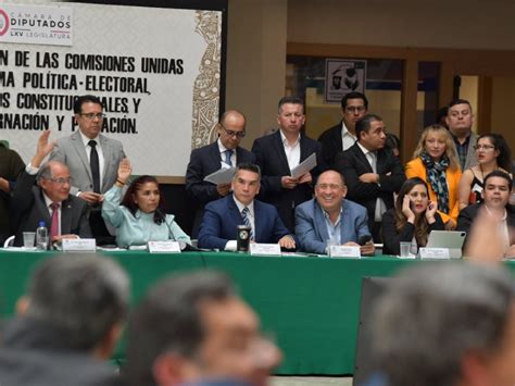 Comisiones De Diputados Avalan Reforma Electoral Pasa Al Pleno