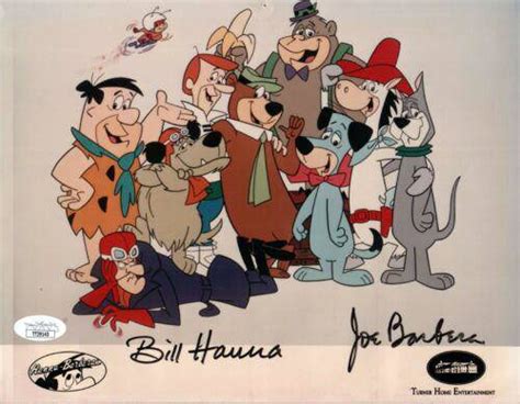 Bill Hanna Joe Barbera Signed Autographed 8x10 Photo